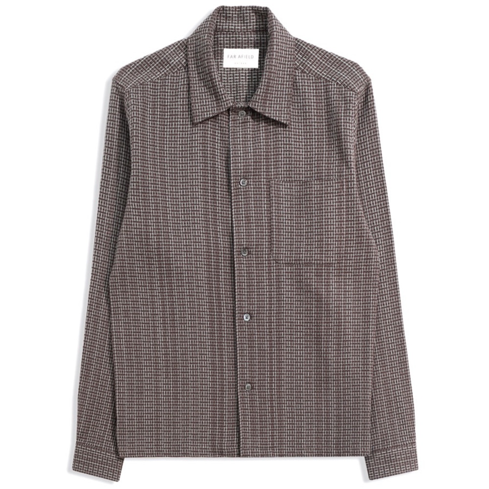 NWT Far Afield Brown / Stone “Busey” Shirt